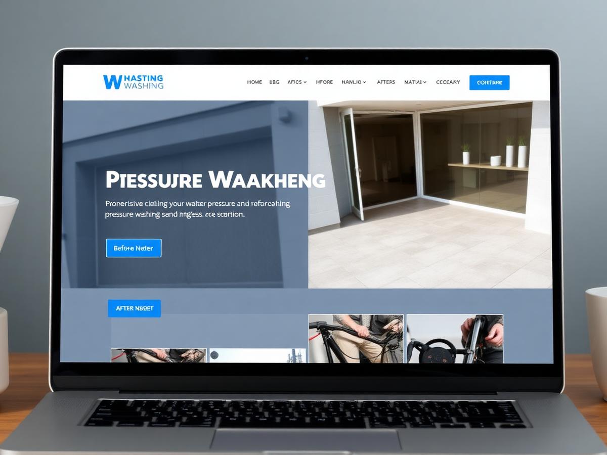 DFW Pro Wash sample website concept